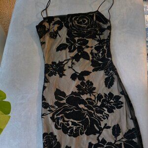 Windsor Dress , open back, XS